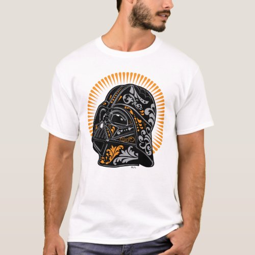 Darth Vader  Halloween Sugar Skull T_Shirt