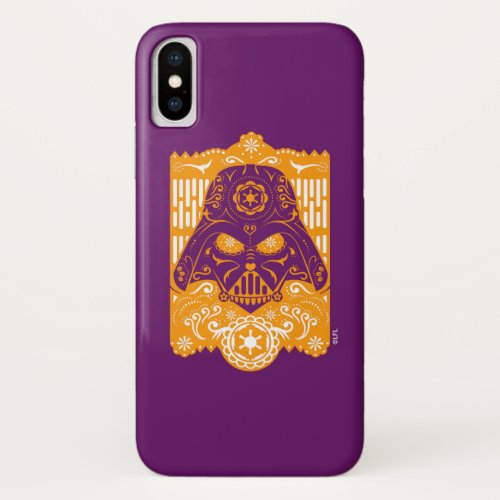 Darth Vader  Hallowen Paper Cut_Out iPhone X Case