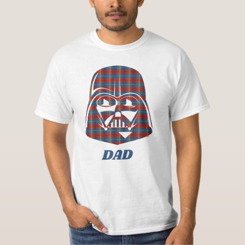 Darth Vader  Holiday Plaid _ Name T_Shirt