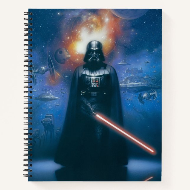 Darth Vader Imperial Forces Illustration Notebook (Front)