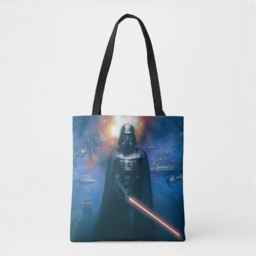 Darth Vader Imperial Forces Illustration Tote Bag