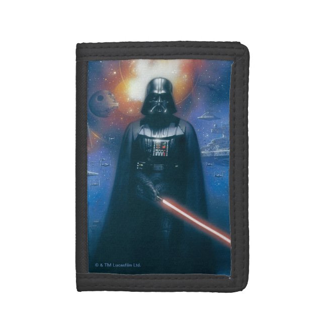 Darth Vader Imperial Forces Illustration Trifold Wallet (Front Vertical)