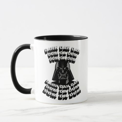 Darth Vader _ Imperial March Typography Mug