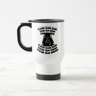Darth Vader - Imperial March Typography Travel Mug
