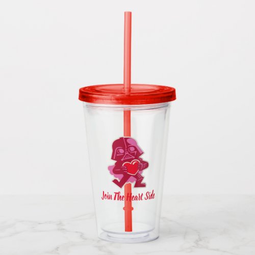 Darth Vader _ Join The Heart Side Acrylic Tumbler