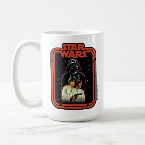 Darth Vader Luke  Leia Star Wars Framed Graphic Coffee Mug