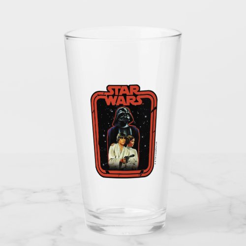 Darth Vader Luke  Leia Star Wars Framed Graphic Glass