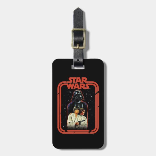 Darth Vader Luke  Leia Star Wars Framed Graphic Luggage Tag