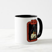 Darth Vader, Luke, & Leia Star Wars Framed Graphic Mug (Front Right)