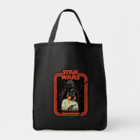 Darth Vader, Luke, & Leia Star Wars Framed Graphic Tote Bag