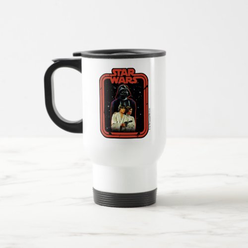 Darth Vader Luke  Leia Star Wars Framed Graphic Travel Mug