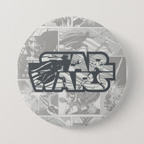Darth Vader  Luke Skywalker Battle Star Wars Logo Button