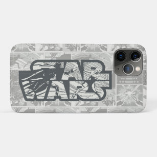 Darth Vader & Luke Skywalker Battle Star Wars Logo iPhone 11 Pro Case