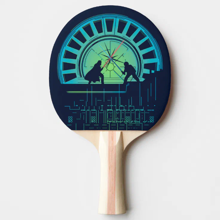 Darth Vader & Luke Skywalker Lightsaber Battle Ping Pong Paddle | Zazzle