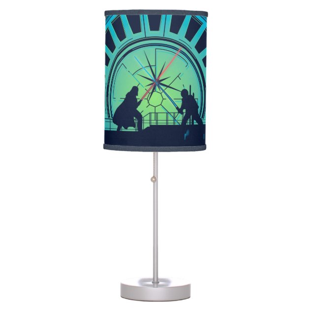 Darth Vader Luke Skywalker Lightsaber Battle Table Lamp Zazzle