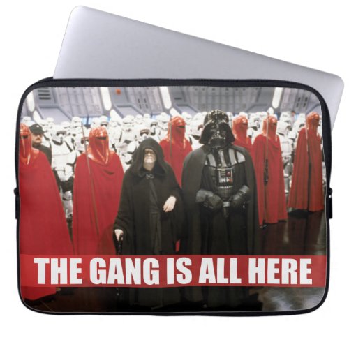 Darth Vader  Palpatine _ The Gang Is All Here Laptop Sleeve