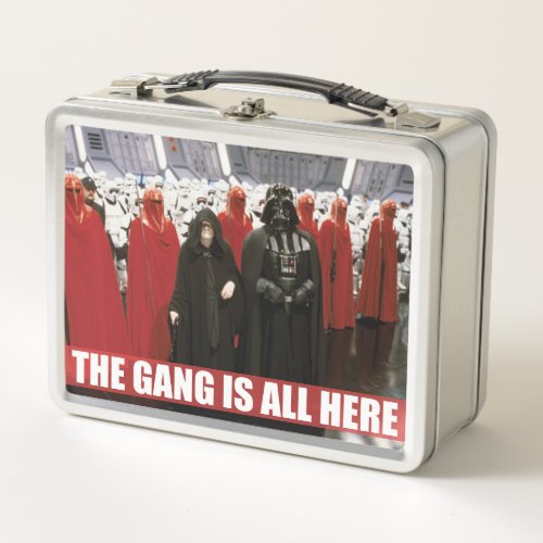 Darth Vader  Palpatine _ The Gang Is All Here Metal Lunch Box