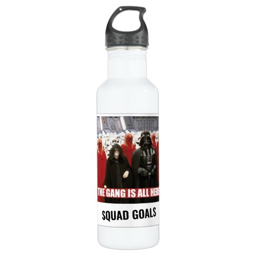 Darth Vader  Palpatine _ The Gang Is All Here Stainless Steel Water Bottle