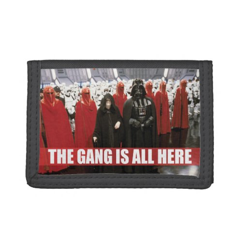 Darth Vader  Palpatine _ The Gang Is All Here Trifold Wallet