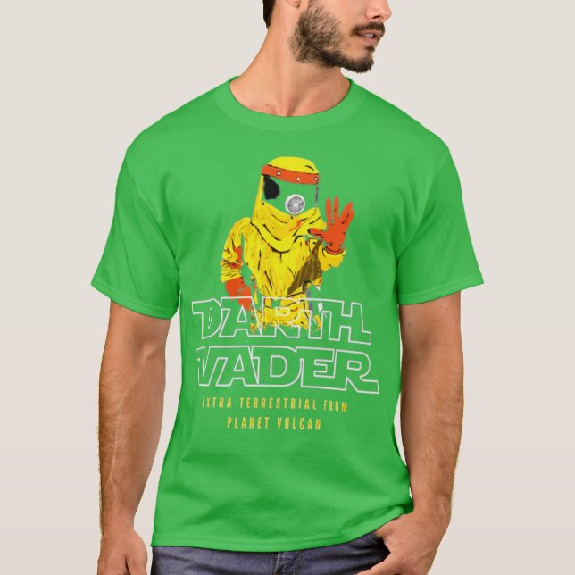 Darth Vader Planet Vulcan Parody T-Shirt (Front)