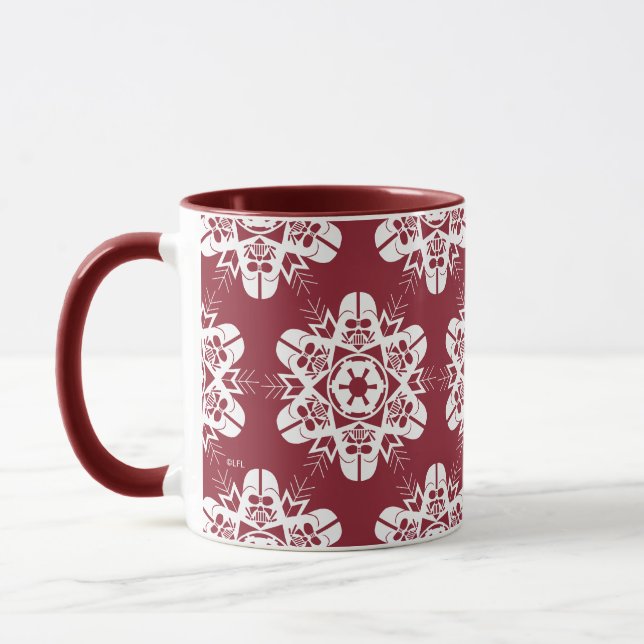 Darth Vader Snowflake Design Mug (Left)