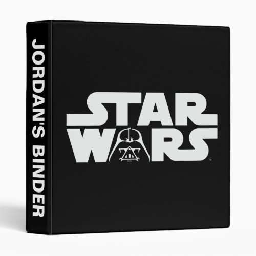 Darth Vader Star Wars Logo 3 Ring Binder