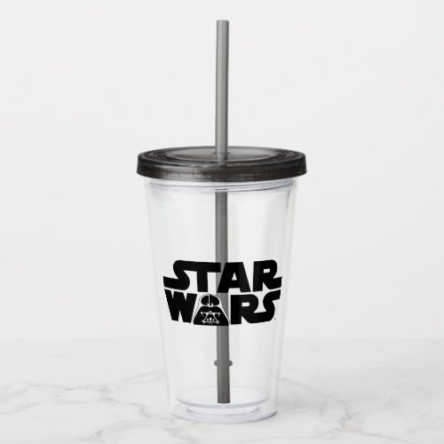 Darth Vader Star Wars Logo Acrylic Tumbler