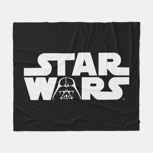 Darth Vader Star Wars Logo Fleece Blanket