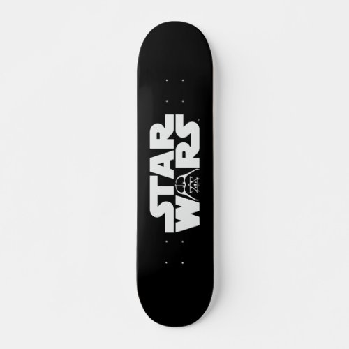 Darth Vader Star Wars Logo Skateboard