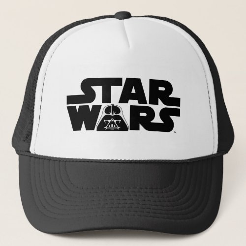 Darth Vader Star Wars Logo Trucker Hat