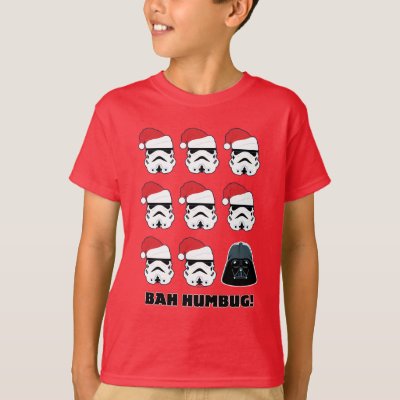 Darth Vader &amp; Stormtrooper "Bah Humbug!" T-Shirt