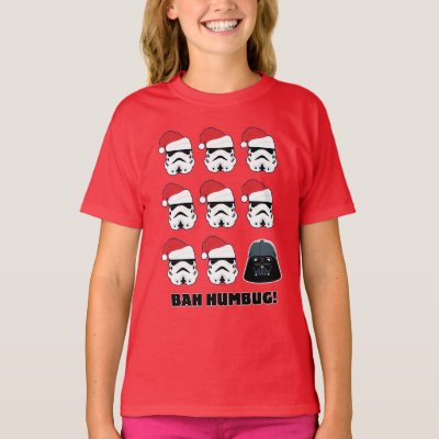 Darth Vader &amp; Stormtrooper &quot;Bah Humbug!&quot; T-Shirt