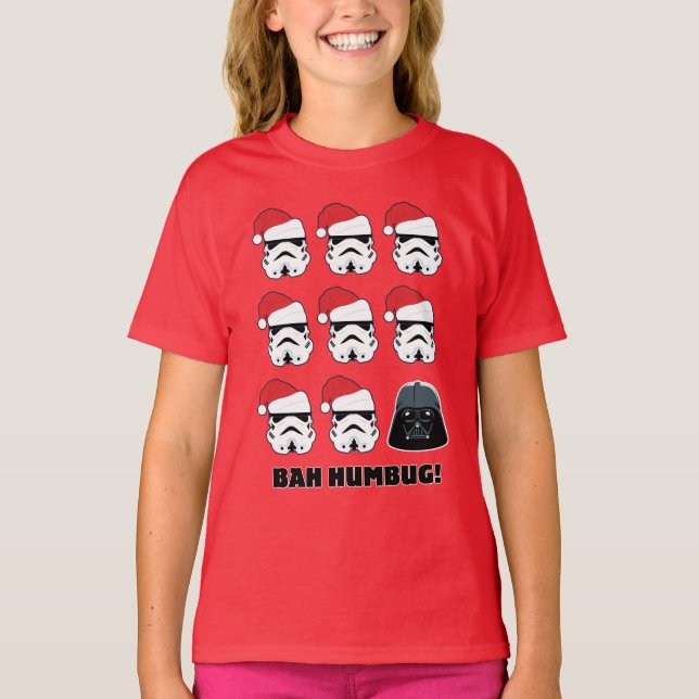 Darth Vader & Stormtrooper "Bah Humbug!" T-Shirt (Front)