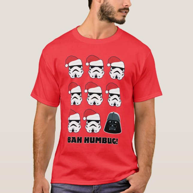 Darth Vader & Stormtrooper "Bah Humbug!" T-Shirt (Front)