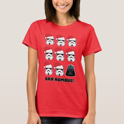 Darth Vader &amp; Stormtrooper "Bah Humbug!" T-Shirt