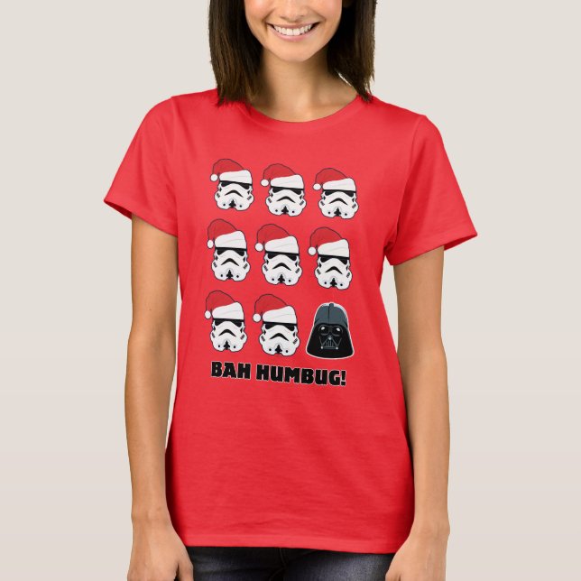Darth Vader & Stormtrooper "Bah Humbug!" T-Shirt (Front)