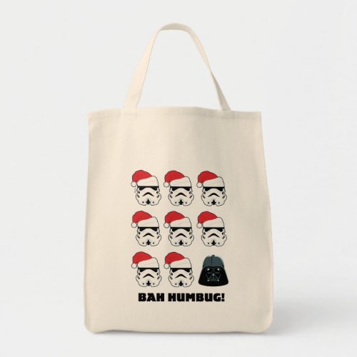 Darth Vader  Stormtrooper Bah Humbug Tote Bag