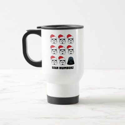 Darth Vader &amp; Stormtrooper &quot;Bah Humbug!&quot; Travel Mug