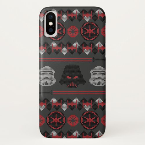 Darth Vader  Stormtrooper Cross_Stitch Pattern iPhone X Case