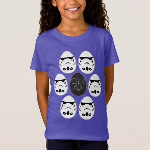 Darth Vader  Stormtrooper Easter Egg Pattern T_Shirt