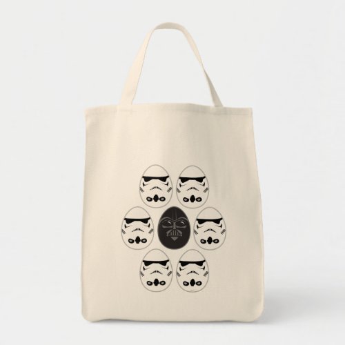 Darth Vader  Stormtrooper Easter Egg Pattern Tote Bag