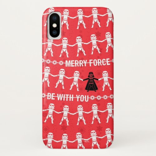 Darth Vader  Stormtrooper Paper Doll String iPhone X Case