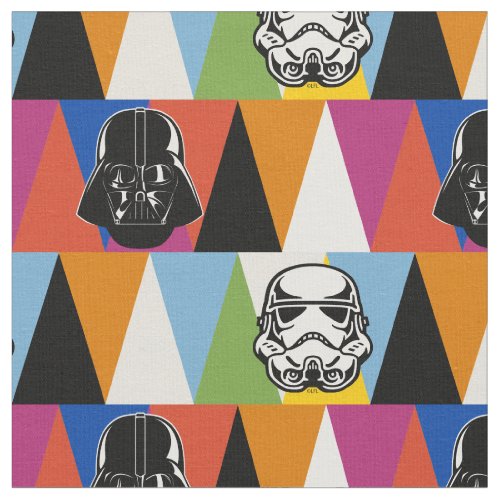 Darth Vader  Stromtrooper Geometric Pattern Fabric