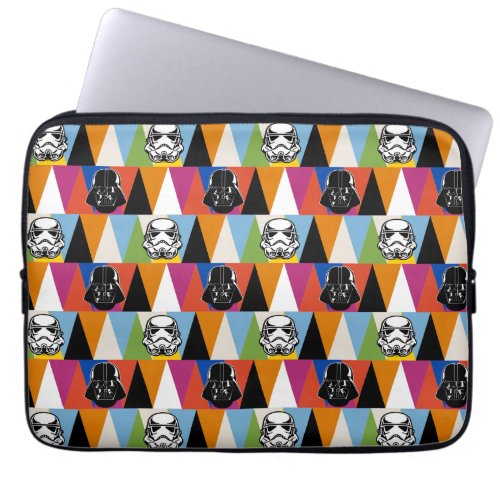 Darth Vader  Stromtrooper Geometric Pattern Laptop Sleeve