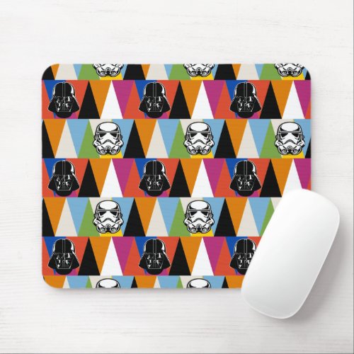 Darth Vader  Stromtrooper Geometric Pattern Mouse Pad