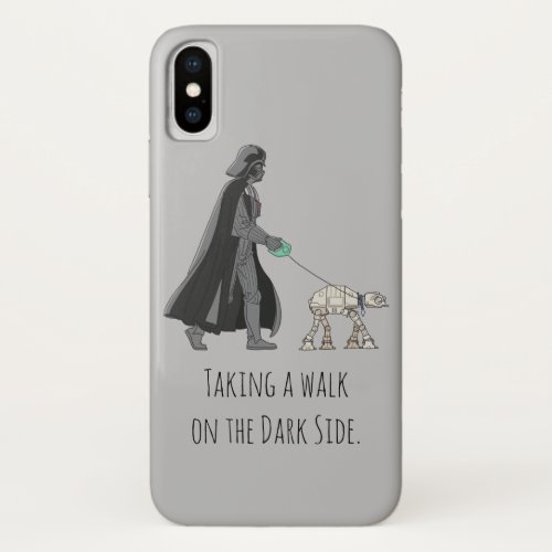 Darth Vader Walking Pet AT_AT iPhone X Case