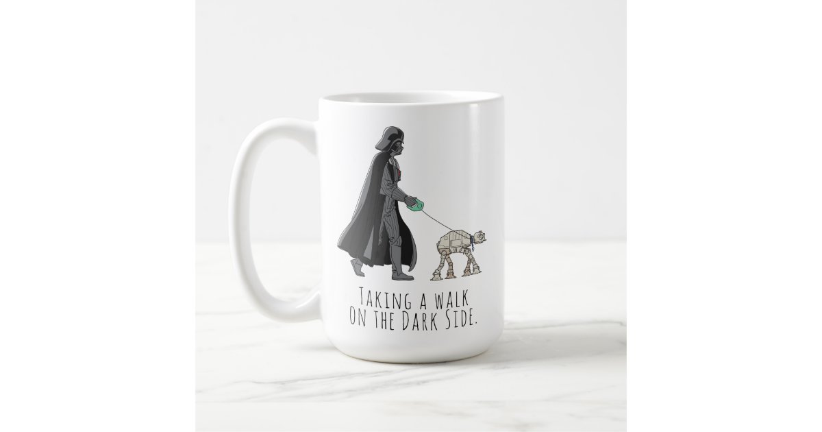 Darth Vader Walking Pet At At Coffee Mug Zazzle Com