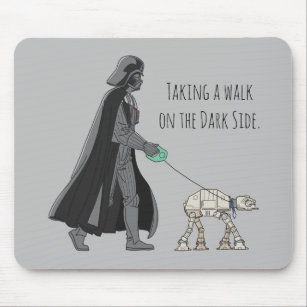 Darth Vader Walking Pet AT-AT Mouse Pad