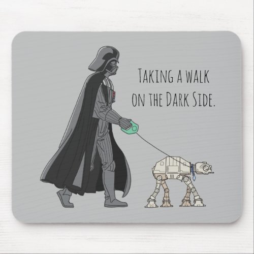 Darth Vader Walking Pet AT_AT Mouse Pad