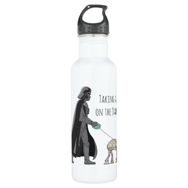 Darth Vader Walking Pet AT-AT Stainless Steel Water Bottle (Front)